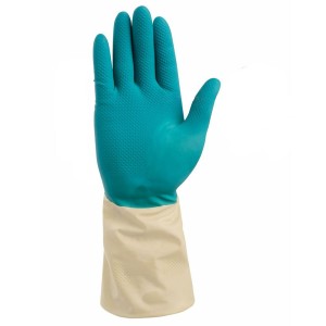 Перчатки хозяйственные латексные "БИКОЛОР" Komfi