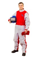 Комбинезон пескоструйщика Вектор Проф с перчатками Vector (Минпромторг)