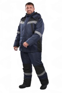 Костюм зимний рабочий «КОС 192» костюм зимний темно синий 4 климатический пояс
