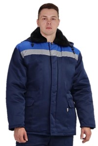 Куртка утепленная зимняя тк. смесовая